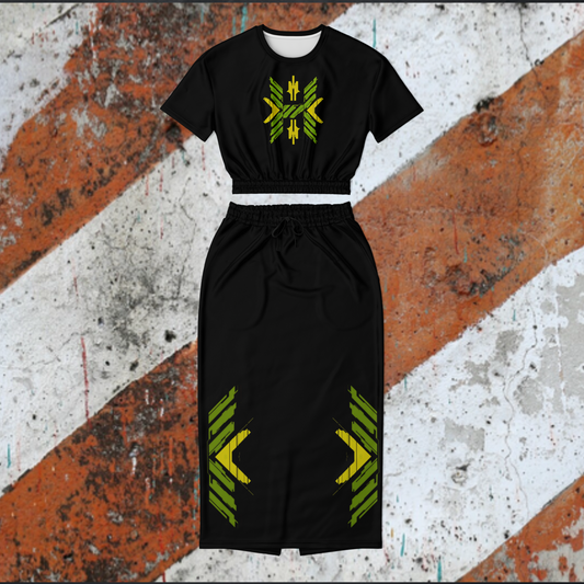 HAZRDSTAR - Crop Shirt/Skirt