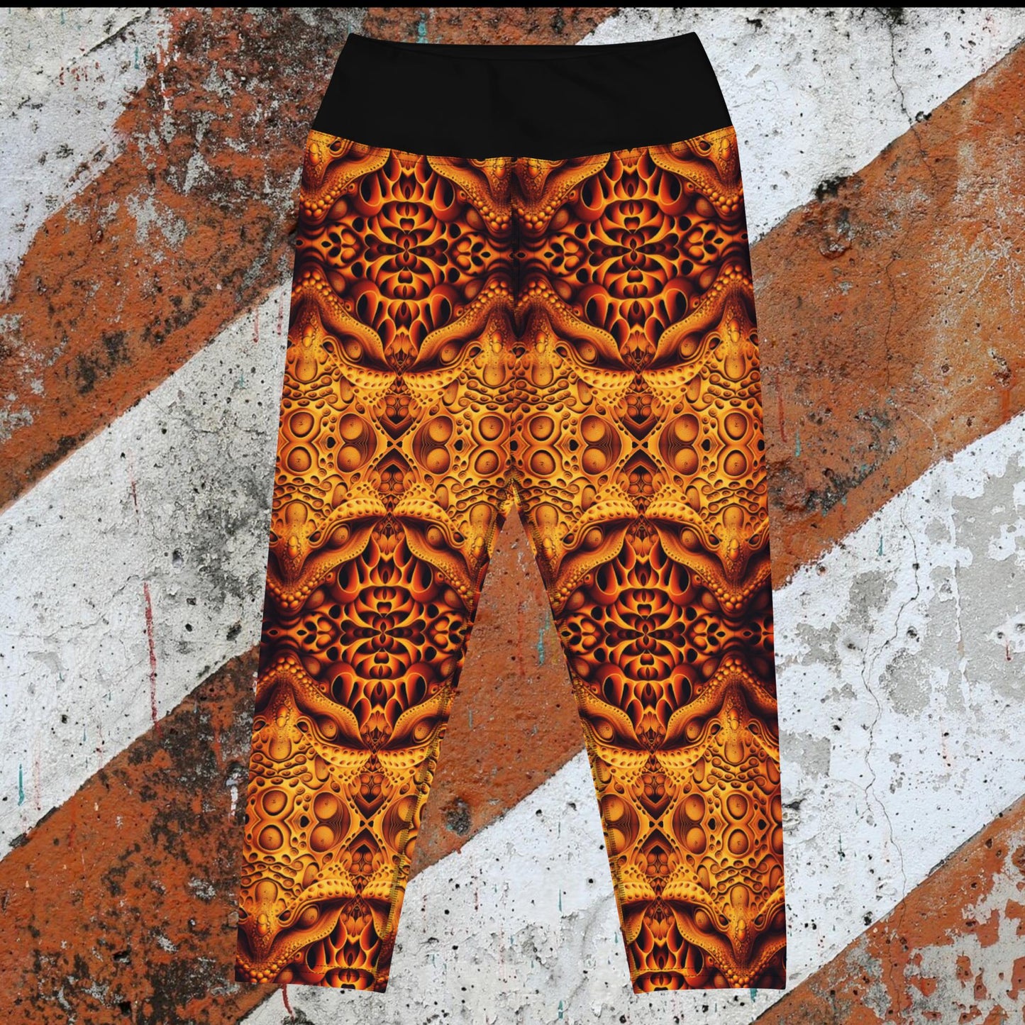 HAZRDSKIN - Fireworks- Capri Leggings